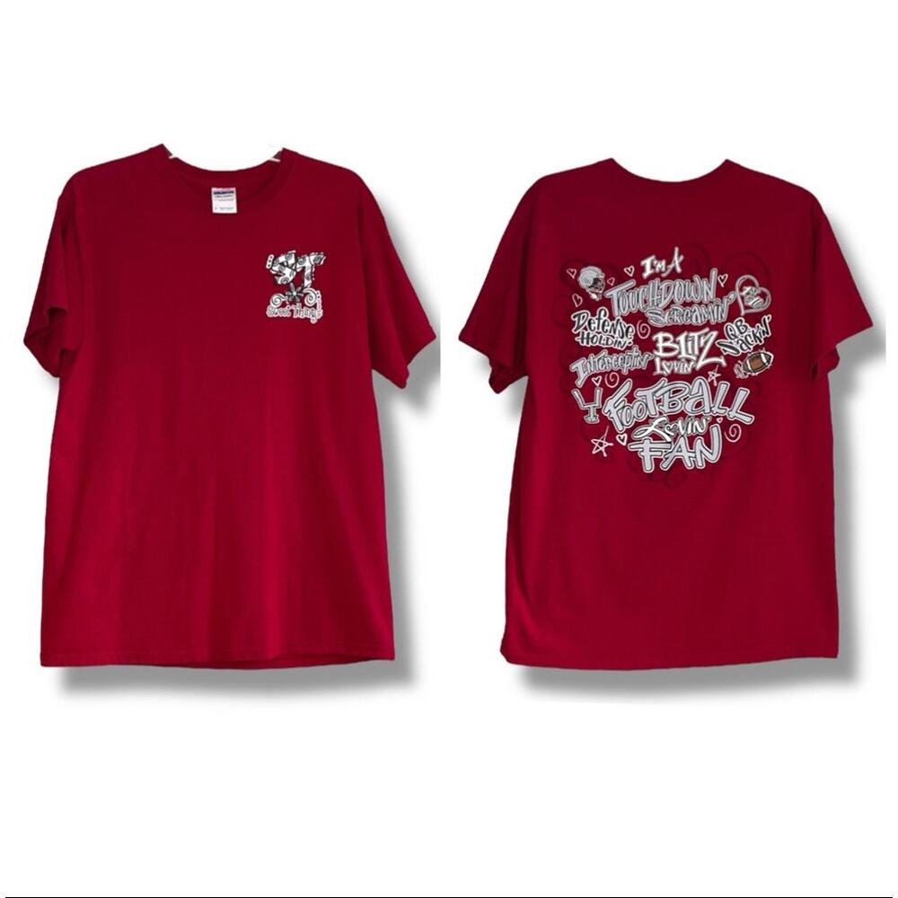 Gildan Ultra Cotton Alabama Crimson Tide Sweet Thing Apparel T-shirt Medium